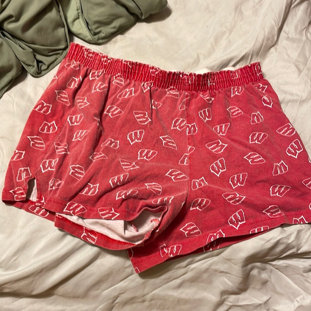 Wisconsin badger w sleep shorts
